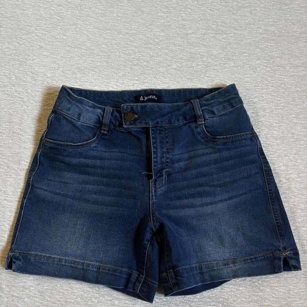 d.jeans Dark Wash Denim Shorts Low Rise